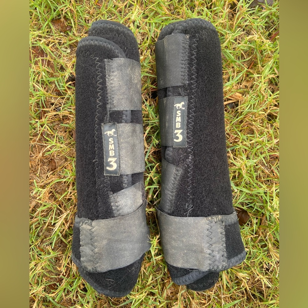 SMB3 Black splint boots Sz L